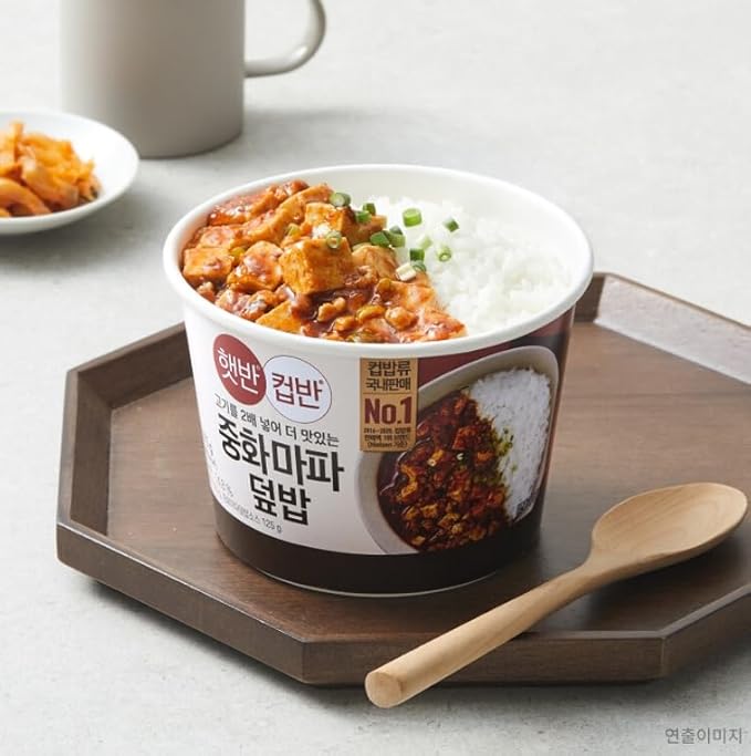 CJ Instant rice Hetbahn CupBan (3bowls, Chinese Mapo)