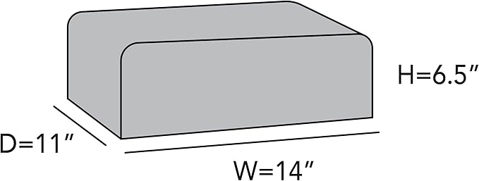 Covermates Keepsakes - Rectangular Appliance Cover - Dust Protection - Stain Resistant - Washable - Appliance Cover, Cream