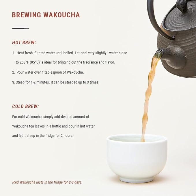 Senbird Premium Wakoucha - Japanese Black Tea - From Shizuoka, Japan - Loose Leaf Tea In Airtight Tea Tin (2.12oz/60g)