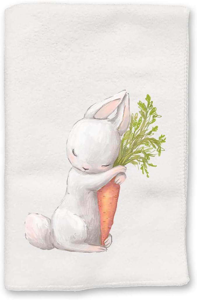 Decorative Kitchen and Bath Hand Towel | Religious Christian Easter Flowers Orange Pink Green | Spring Summer Garden Themed | Home Decor Decorations | House Gift Present