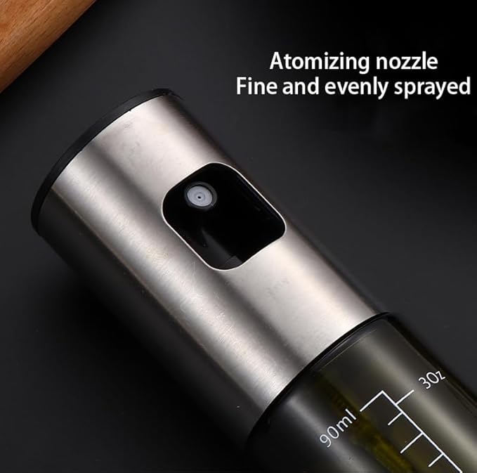 Oil Sprayer for Cooking,100ml Olive Oil Spritzer,Oil Sprayer for Air Fryer, Salad,BBQ,Roasting (Light Blockage)