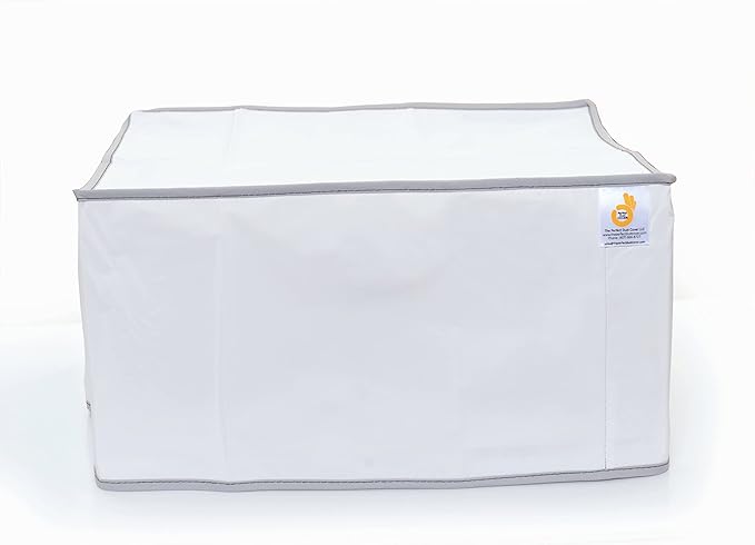The Perfect Dust Cover, White Nylon Cover Compatible with Cuisinart Air Fryer Convection Toaster Oven Model TOA-60, Anti Static, Double Stitched and Waterproof Cover by The Perfect Dust Cover