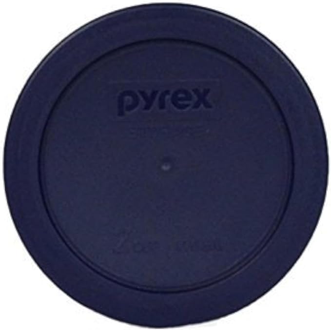 Pyrex 7200-PC 2-Cup Blue Food Storage Replacement Lid - Made in USA