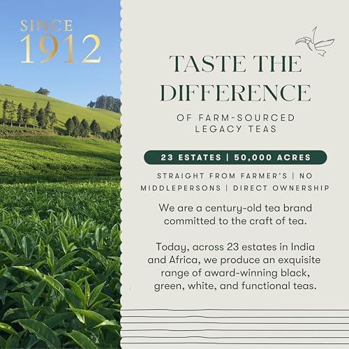 Luxmi Estates - Holy Basil - Organic Tulsi Tea - Loose Leaf - 50g (25 Cups) | With Tulsi and Ginger