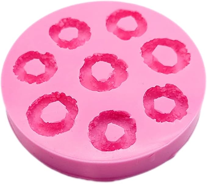 Fruit rings silicone mold 8 Cavities cereal loops NC107