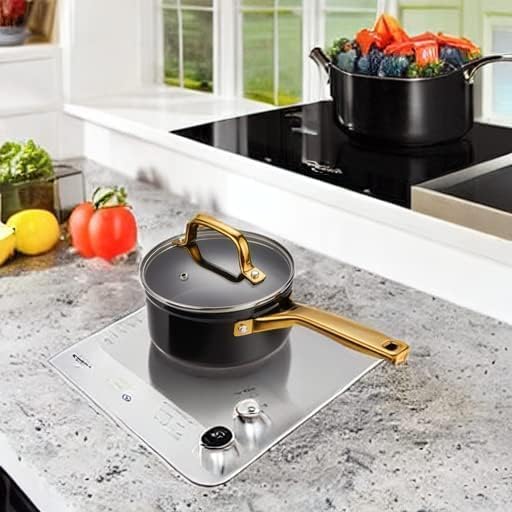 MSMK 1.5 QT Enamel Black Sauce Pan with Lid, MSMK Designed Enamel Exterior Coating Withstand High Temperature And Fade Resistance, Pfoa Fre, Burnt Also Non Stick, Oven Safe, Dishwasher Safe
