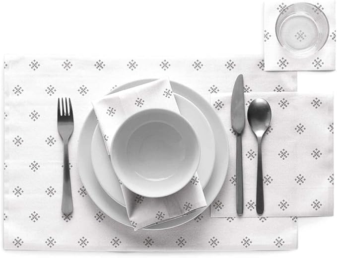 My Drap Cotton Cocktail Napkins On A Roll, Tear & Serve, Silver Stars (Small 4.5x4.5 Inch) 50 Luxury Disposable Bar Napkins, Perfect for Serving Drinks & Cocktails, Elevating Your Parties & Events.
