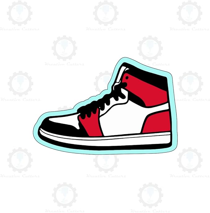 High Top Shoe Cookie Cutters (Standard Cutter 3")