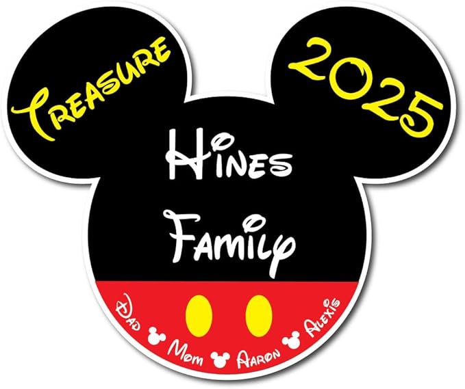 Cruise Door Magnet Cute Mouse Classic Red Shorts Family Magnet | Cabin Ship Decoration