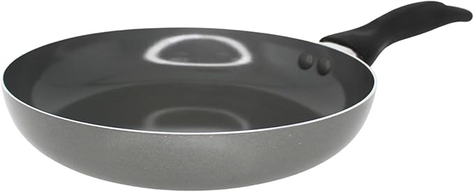 IMUSA 10-Inch PFAS Free Ceramic Nonstick Fry Pan, Gray Aluminum Skillet for Sautéing, Stir Frying & Everyday Cooking