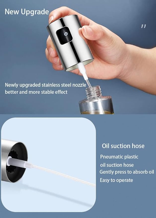 Oil Sprayer for Cooking,2 Pack 100ml Olive Oil Spritzer,Oil Sprayer for Air Fryer, Salad,BBQ,Roasting