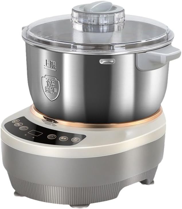 Automatic Dough Maker Machine with Fermentation, Stainless Steel Bread Pizza Pasta Kneading, Kitchen Mixer & Whisper-Quiet Motor (5L)