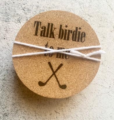 Funny Golf Themed Coaster Set, Funny Coaster Set Bar Coaster Set Drinking Coasters Fathers Day