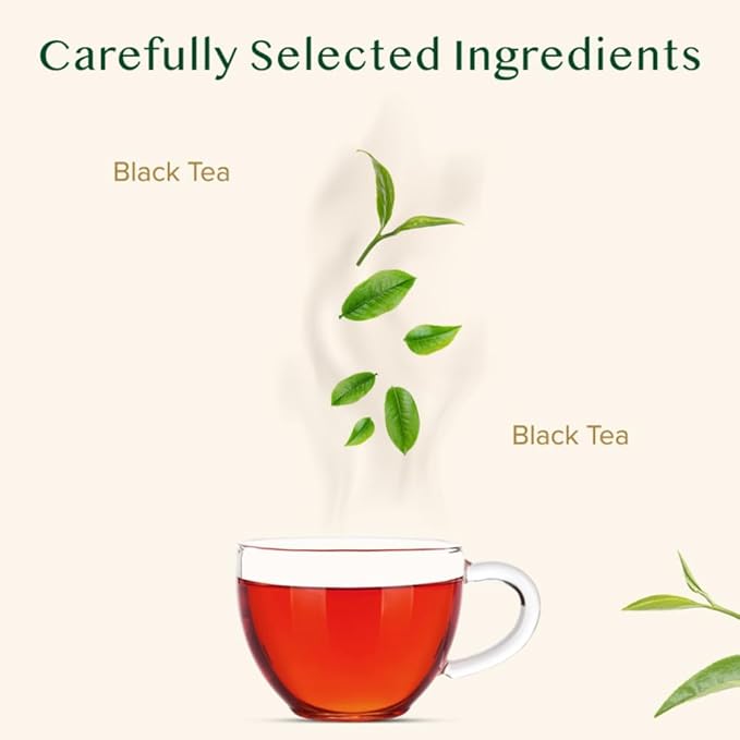 VAHDAM Original English Breakfast Tea (340g/12oz) 170+ Cups | Non GMO, Gluten Free | Strong & Aromatic Loose Leaf | Unblended Single Origin | Vacuum Sealed Pack