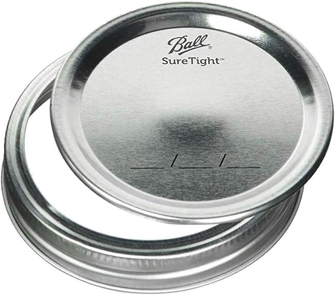 Ball Wide Mouth Glass Mason Jars with Lids and Bands, Used for Canning, Pickling, Juice, Jam, Jelly, Quart Size 32 Ounce (Pack of 8)