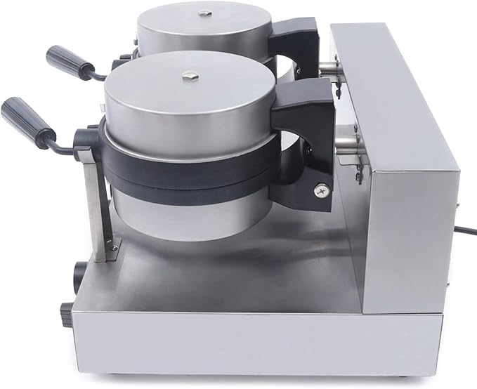 Electric Burger Maker Machine, Commercial Hamburger Grill Toaster, Panini Sandwich Press Tools, Bread Pancakes Baking Machines for Home, Kitchens, Breakfast Shops, Mobile Vendors (Dual)