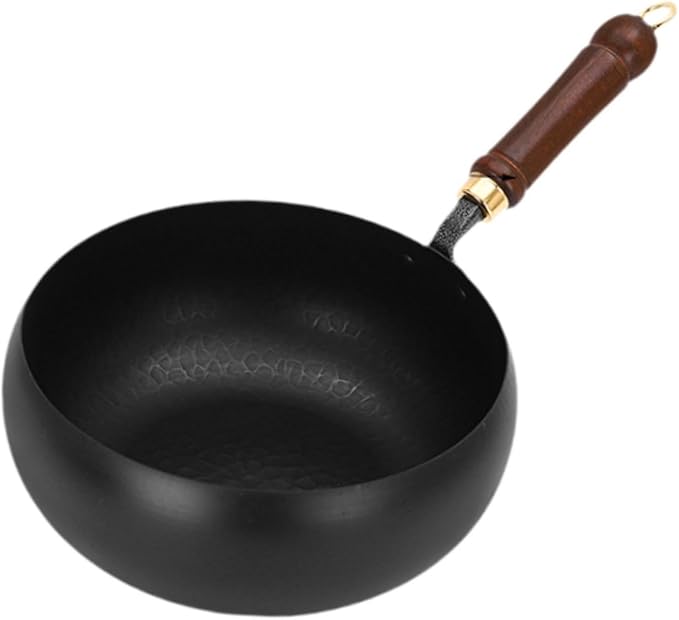 Wok Pan Chinese Wok Boiling Non Stick Skillet Uncoated General Cooking Wok Induction Cooker Gas Stir Fry Pan Round Bottom Wok, Wok Pan