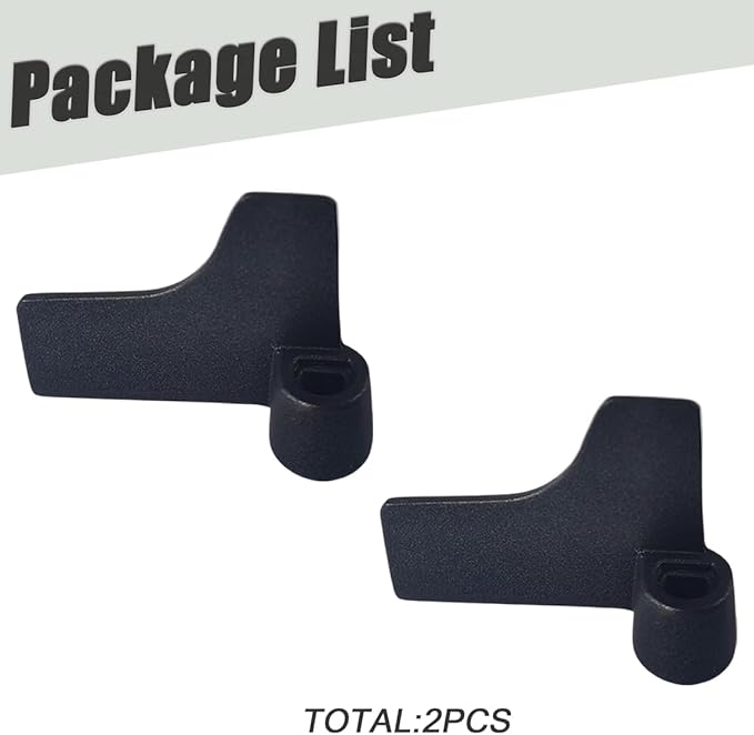 2PCS Bread Maker Machine Blade Replacement, Compatible with Panasonic Breadmaker SD-B2510 SD-R2550, Non-Stick Mixing Accessories, Bread Machine Kneading Paddle(Black)