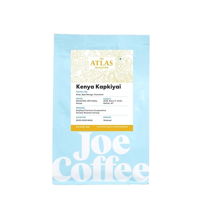 Kenya Kapkiyai - Roasted by Joe Coffee Company - Whole Bean Coffee - 6 Ounce Bag
