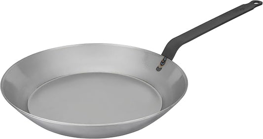 Matfer Bourgeat Black Carbon Steel Frying Pan, 12 5/8"