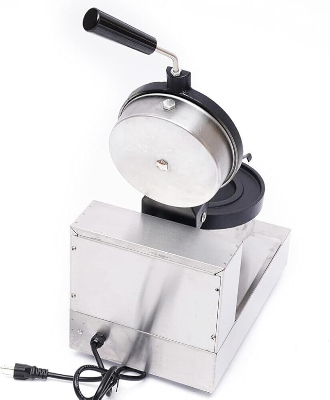 Electric Burger Maker Machine, Commercial Hamburger Grill Toaster, Panini Sandwich Press Tools, Bread Pancakes Baking Machines for Home, Kitchens, Breakfast Shops, Mobile Vendors (Single)