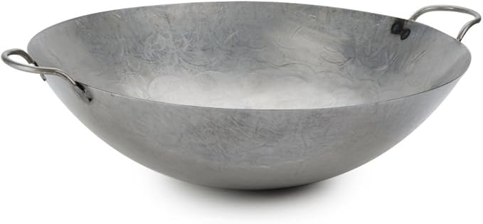 Town Food Service 20 Inch Steel Cantonese Style Wok