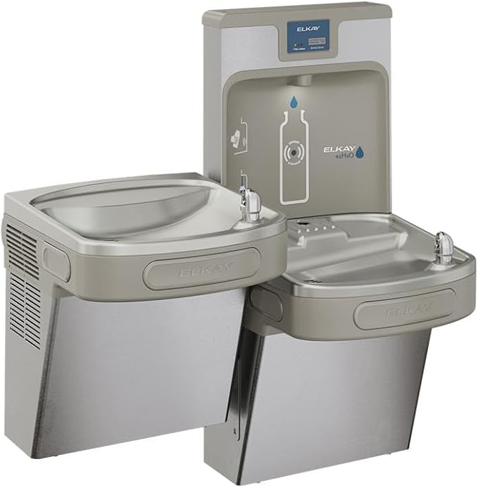 Elkay LZSTL8WSVRSK Bottle Filling Station and Cooler, 19" X 40" X 37", Stainless Steel