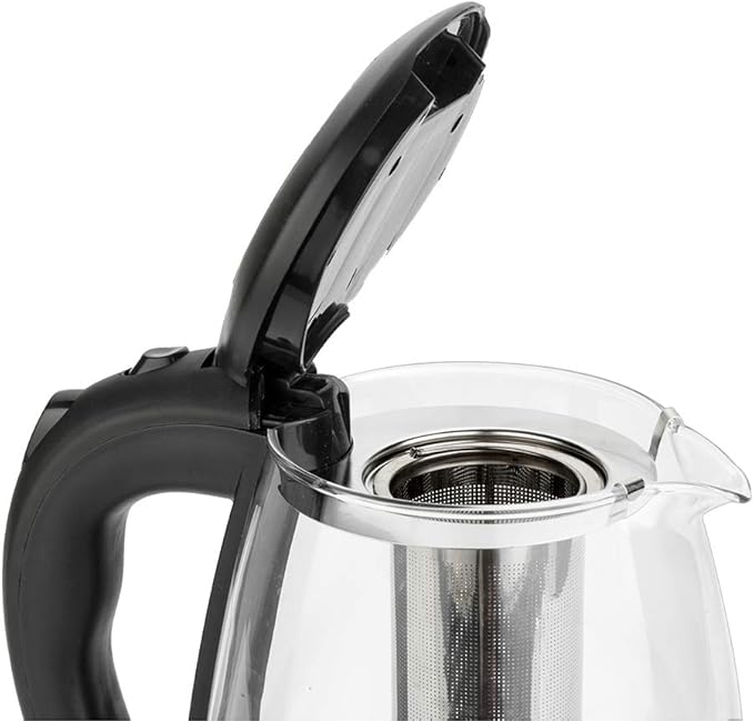 HD-1861-A 110V 1200W 1.8L Electric Glass Kettle US Plug