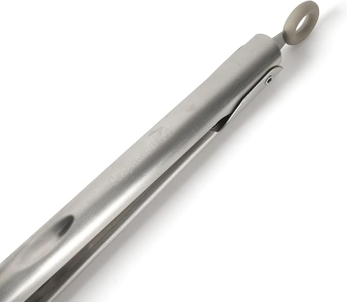 Calphalon Edge Stainless Steel Kitchen Tongs W/Silicone Head - Taupe