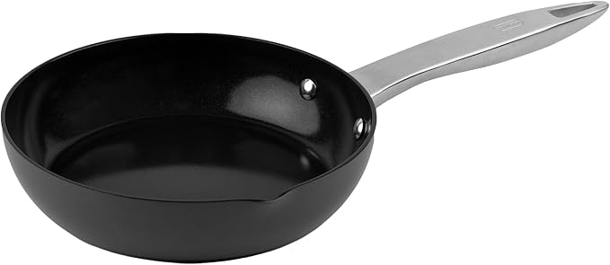 Zyliss Ultimate Pro Ceramic Fry Pan - Aluminium Fry Pan with a Stainless Steel Base & Ceramic Non-Stick Coating - Durable, Everyday-Use - Dishwasher-Safe Kitchen Essential - 8"