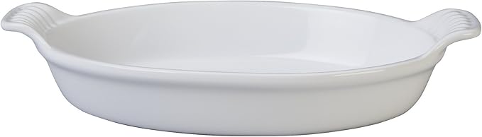 Heritage Oval Au Gratin Dish - White
