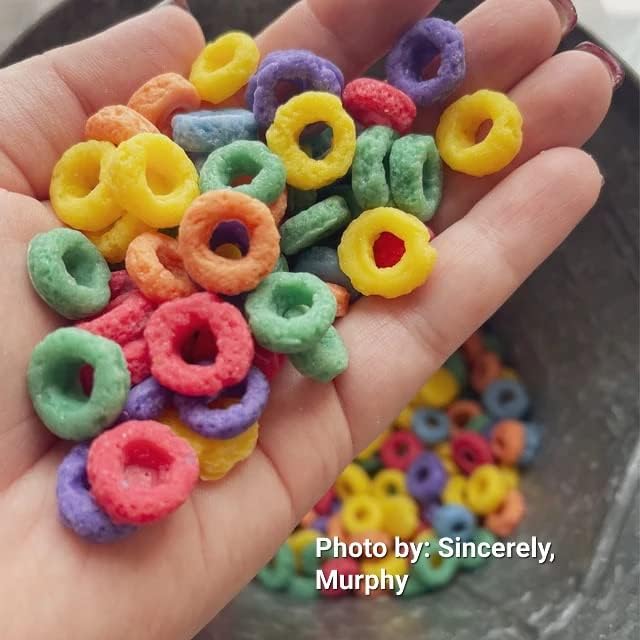 Fruit rings circles Real size Mini donuts Cereal Silicone Mold Wax mold Resin mold Soap mold Realistic Flexible mold cereal candle NC107