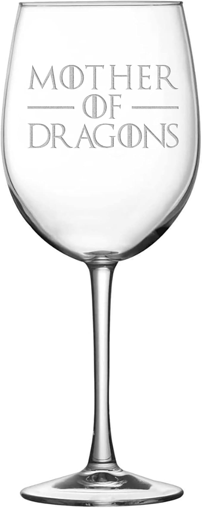 Integrity Bottles, GOT, MOD, Stemmed Wine Glass, Handmade, Handblown, Hand Etched Gifts, Sand Carved, 16oz