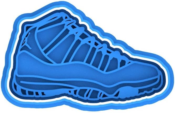 Jordan 11 Sneaker Cookie Cutter & Stamp