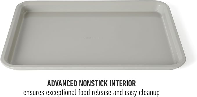 Calphalon Legacy 13 x 9 Inch PFA Free Nonstick Cookie Sheet - Taupe