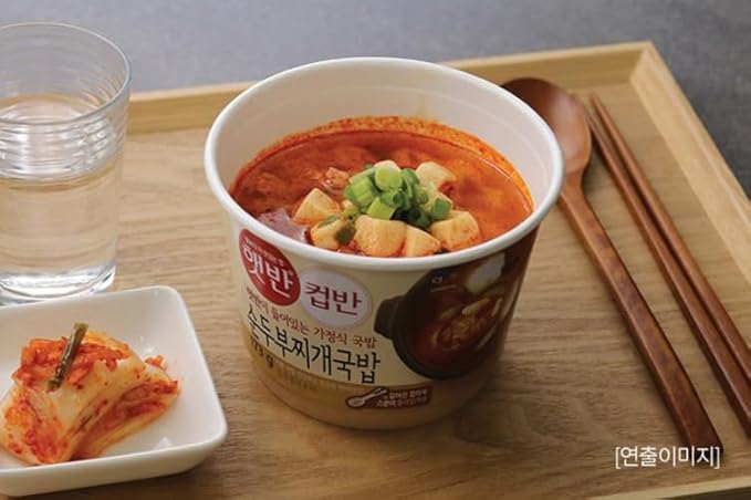 CJ Instant rice Hetbahn CupBan (3bowls, Soft Tofu Stew)