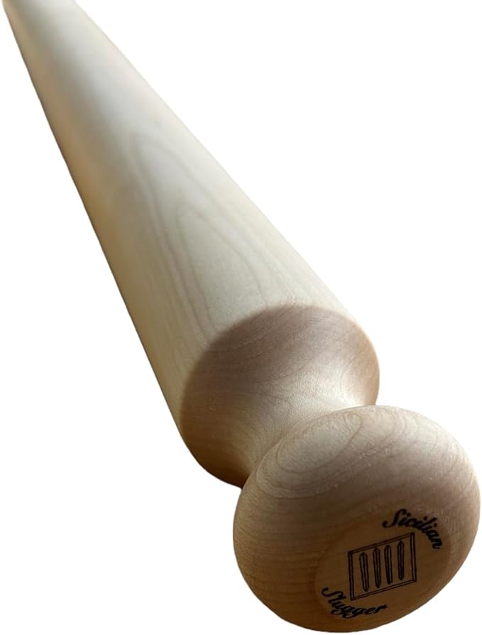 Italian Mattarello, Sicilian Slugger, Pasta Rolling Pin (33")