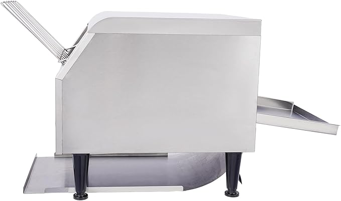 Commercial Conveyor Toaster Electric Bread Toaster for Buffet Coffee Shop Hotel Sliced Bread Doughnuts Sandwiches Baking,7 Speed & 3 Baking Modes, Front/Back Output (300 Slices/Hour)