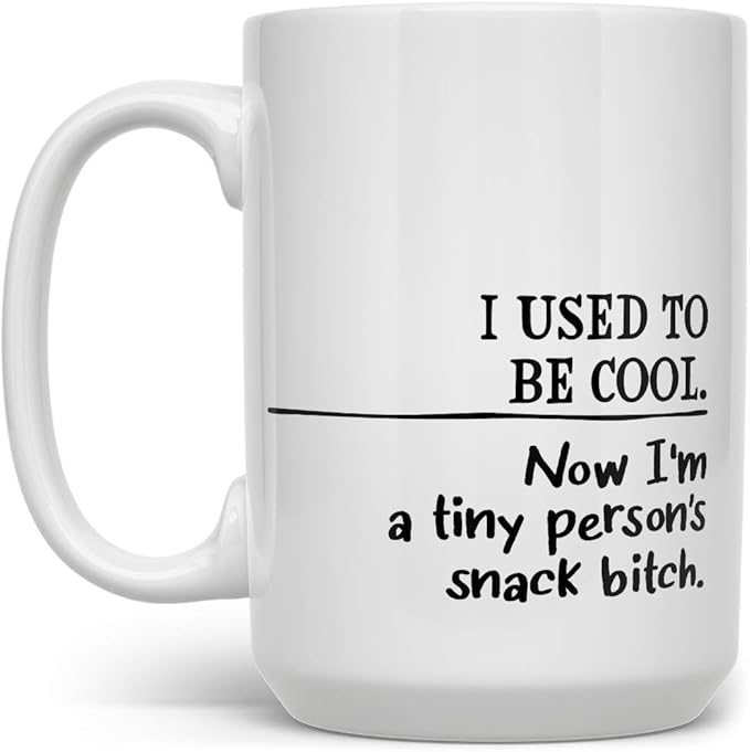 Loftipop Funny Mom Dad Parents Coffee Mug, Novelty Gag Birthday Gift for Mother Father, New Mama Tea Cup (15oz)
