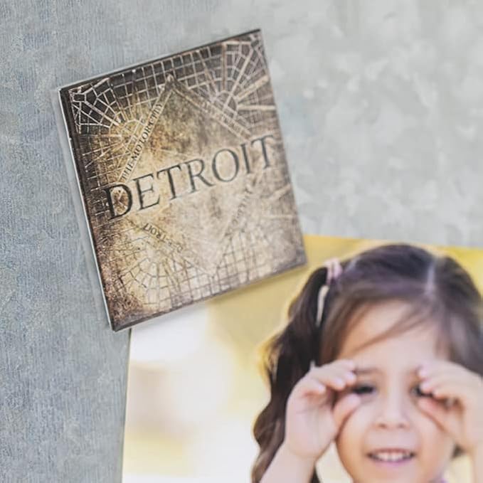 You Choose - Set of Four Detroit Magnets - Mix or Match - Made in Michigan