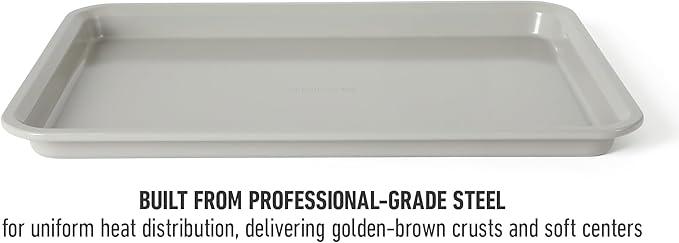 Calphalon Legacy 13 x 9 Inch PFA Free Nonstick Cookie Sheet - Taupe