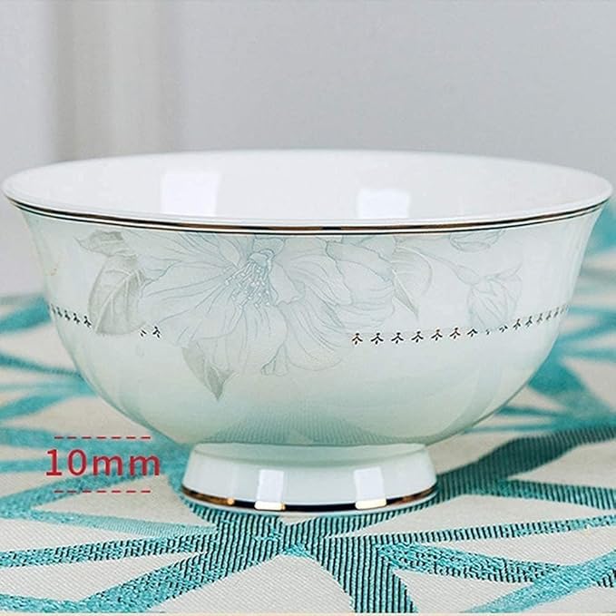Dinnerware Set, Plates and Bowls Sets, Plate Sets with Dinner Plate, Porcelain Dessert Plate, for Parties, Celebrations, Family Celebrations(60 piecesB)