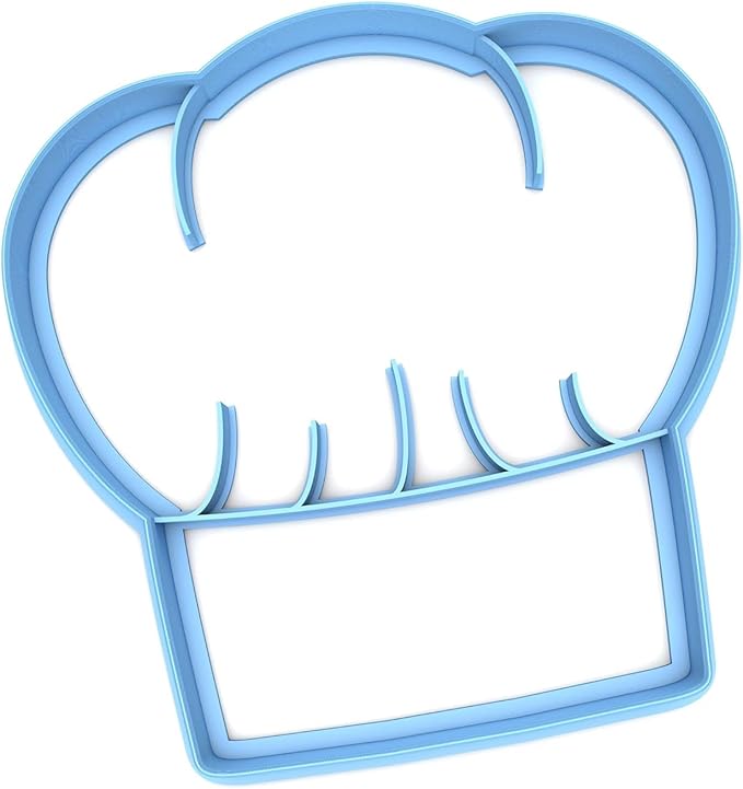 Sweet Prints Inc Chef Hat Cookie Cutter - Dishwasher Safe (3.5")