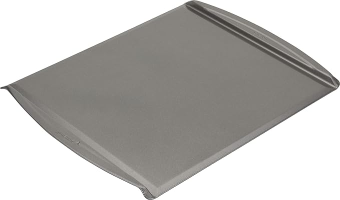 GoodCook Everyday Nonstick Steel Baking Sheet, 15" x 14", Slide off, Gray