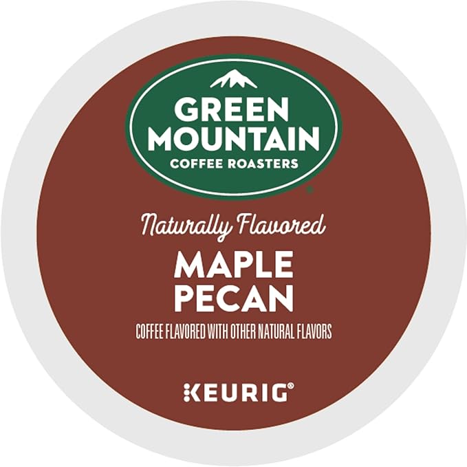 Green Mountain Coffee Roasters Maple Pecan, Single-Serve Keurig K-Cup Pods, Flavored Light Roast Coffee, 72 Count