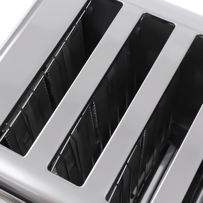 Toaster, 1680w 110v Countertop Electric Baking Machine Stainless Steel Commercial Toaster 2 Modes Toasters 6 Slice Bread Toasters with Anti-Slip Feet for Baking Various Toast Types