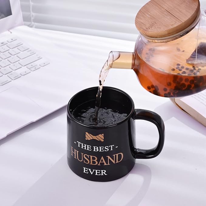 Miicol Funny Coffee Mug 16 oz, Large Ceramic Tea Mug, Gift Idea for Men, Husband, Cute Office Coffee Cup, Black Tea Cup, Unique Gift for Birthday, Christmas