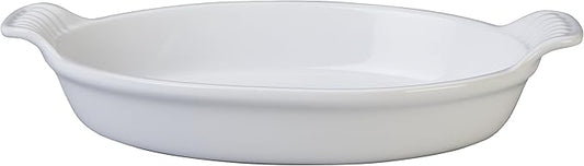Heritage Oval Au Gratin Dish - White