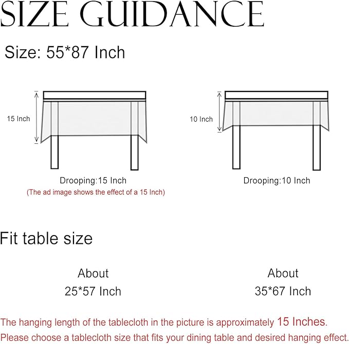 ISAENNE Designer White Linen Small Tablecloth Rectangular,Chinoiserie Floral Elegant Indoor Table Cloth,Fall Stain Proof Decor Tablecloths for Dining Thanksgiving Kitchen,55"*87"-Mosella F