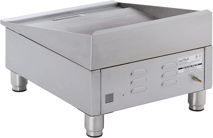 Winco Commercial-Grade Electric Griddle, 16"